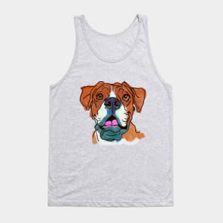 The Boxer Love of My Life Tank Top